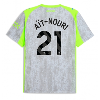 Billige Fotballdrakt Manchester City Rayan Ait-Nouri #21 Replika Tredjedrakt 2025-26 Kortermet